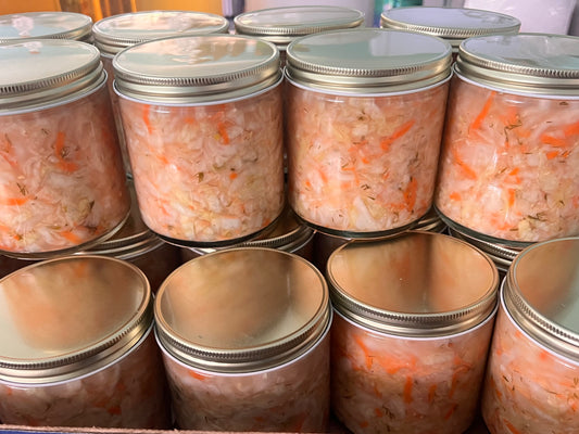 Lemon Dill Sauerkraut